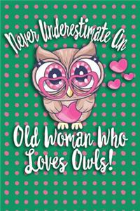 Never Underestimate An Old Woman Who Loves Owls