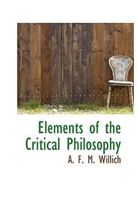 Elements of the Critical Philosophy