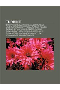 Turbine: Dampfturbine, Gasturbine, Wasserturbine, Windkraftanlagentyp, Tesla-Turbine, Francis-Turbine, Kaplan-Turbine, Pelton-T