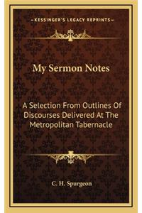 My Sermon Notes