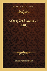 Anhang Zend-Avesta V1 (1781)