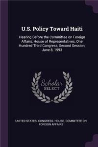 U.S. Policy Toward Haiti