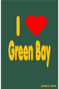 I Love Green Bay Address Book