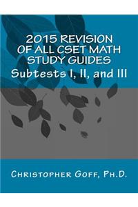 2015 Revision of CSET Math