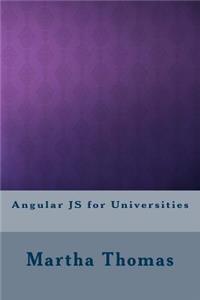 Angular JS for Universities