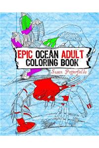 Epic Ocean Adult Coloring Book