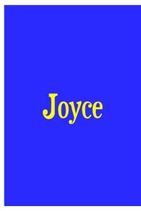 Joyce - Blue Notebook / Journal / Extended Lined Pages / Soft Matte Cover
