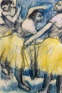 ''Three Dancers in Yellow Skirts'' by Edgar Degas