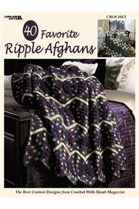 40 Favorite Ripple Afghans (Leisure Arts #3338)