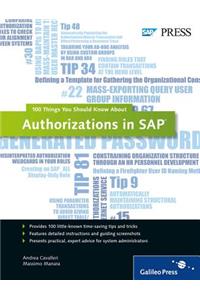 Authorizations in SAP