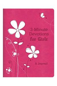 3-Minute Devotions for Girls: A Journal