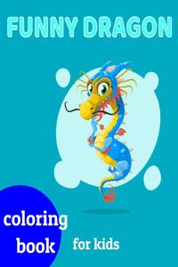 Funny Dragons coloring book for kids