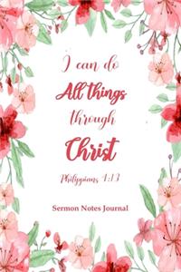 I Can Do All Things Through Christ Philippians 4
