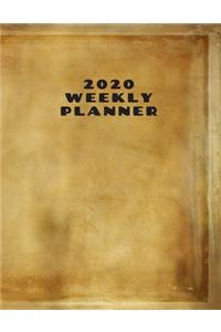 2020 Weekly planner