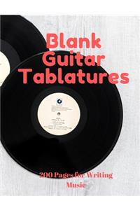 Blank Guitar Tablatures