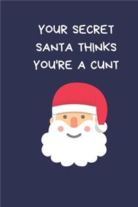 Your Secret Santa Thinks You're A Cunt