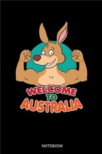 Welcome To Australia Notebook