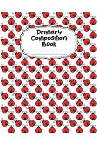 Ladybug Primary Composition Book
