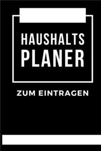 Haushalts Planer Zum Eintragen