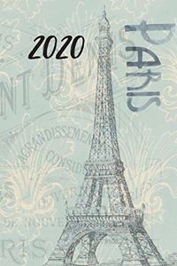 2020 Termin-Kalender DIN A5 Paris