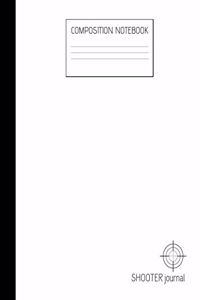 shooter journal Composition Notebook
