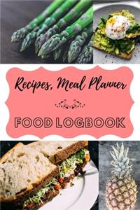 Recipes, Meal Planner, Food Logbook