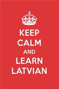 Keep Calm and Learn Latvian: Latvian Designer Notebook
