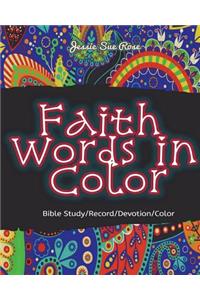 Faith Words in Color