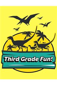 Third Grade Fun Dinosaur Notebook