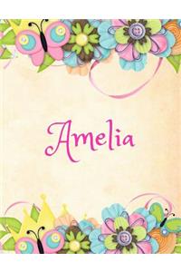 Amelia: Personalized Name Journal Composition Notebook