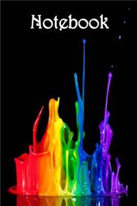 Notebook: Rainbow Splash - Bespoke, Personalised Books. Contact Us If You Would Like Your Own Image, Name or Other Text on a Book.