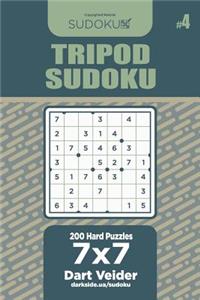 Tripod Sudoku - 200 Hard Puzzles 7x7 (Volume 4)