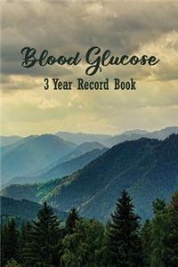 Blood Glucose 3 Year Record Book