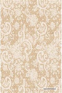 Classic Mole Notebook - Brown Lace Cover (Lined Journal)