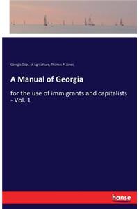 A Manual of Georgia