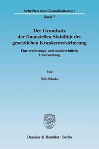 Der Grundsatz Der Finanziellen Stabilitat Der Gesetzlichen Krankenversicherung