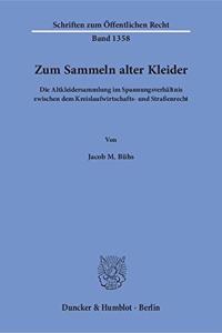 Zum Sammeln alter Kleider