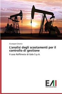 L'Analisi Degli Scostamenti Per Il Controllo Di Gestione