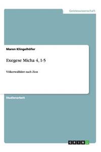 Exegese Micha 4, 1-5