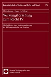 Wirkungsforschung Zum Recht IV