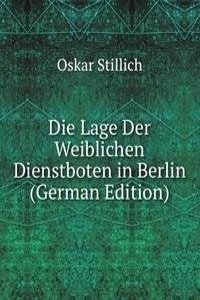 Die Lage Der Weiblichen Dienstboten in Berlin