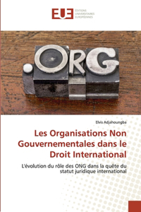 Les Organisations Non Gouvernementales dans le Droit International