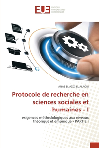 Protocole de recherche en sciences sociales et humaines - I
