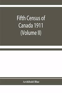 Fifth census of Canada 1911