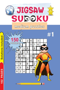 Jigsaw Sudoku - medium, vol. 1