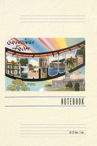 Vintage Lined Notebook Greetings from Kentucky