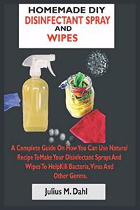 Homemade DIY Disinfectant Spray and Wipes