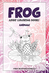 Adult Coloring Books Stress Relieving Mandalas - Animals - Frog