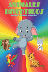 ANIMALES DIVERTIDOS - Libro De Colorear Para Niños