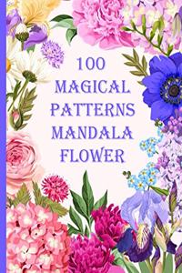 100 Magical Patterns mandala flower